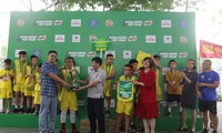 Abschluss des Basketballturniers der Hanoier Grundschulen 2022