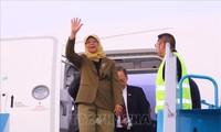Singapurs Präsidentin, Halimah Yacob, beginnt ihren Staatsbesuch in Vietnam