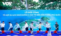 Der Premierminister nimmt an der Grundsteinlegung für den Tourismuskomplex Hon Thom in der Provinz Kien Giang teil