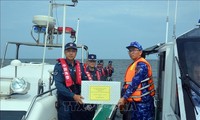 Die Küstenwachen Vietnams und Chinas patrouillieren gemeinsam im nördlichen Meeresgebiet der Tonkin-Bucht