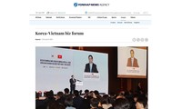 Südkoreanische Medien berichten über den Besuch des Premierministers Pham Minh Chinh