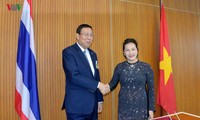 베트남 국회의장, 태국 상원의장과 회견