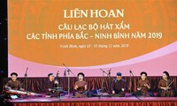 2019년 복쭉 – 닌빈 지역에 썸 (Xẩm) 노래축제에서 45명의 예술인들을 기리다
