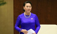 응우옌 티 낌 응언 국가선거회의 의장으로 선출