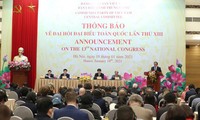 국제 외교단 및 국제기구에  대한 베트남 공산당의 제13기 전국대표대회 통보