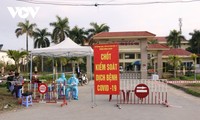 코로나19 방역을 위한 하이퐁시 교통병원 봉쇄