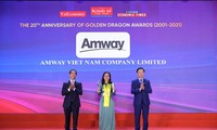 암웨이 베트남, 10년 연속 성공적 FDI 기업 선정