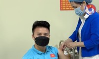 베트남 국가축구대표팀 코로나19 백신 접종 완료, UAE 진출 준비