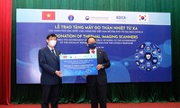 한국 정부, 베트남에 원격체온측정기 40대 지원