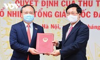 베트남 국영 라디오방송국 (VOV) 총사장 임명서 전달식