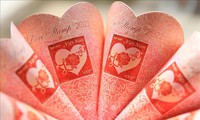 발렌타인데이 기념 사랑의 우표 발행