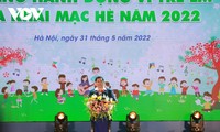 팜 민 찐 총리, 2022년 어린이를 위한 행동의 달 발동식 참석