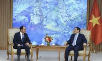 임기 마친 한국 대사, 팜 민 찐 총리 만나