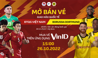 베트남 및 도르트문트 친선경기 티켓 4만 장 온라인 판매
