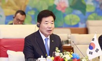 김진표 한국 국회의장, 베트남 공식 방문 마무리