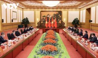 베트남-중국 대언론 성명 발표