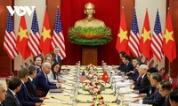 응우옌 푸 쫑 서기장, 미국 대통령과 회담