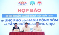 베트남, 제11차 아세안 재난관리 장관 회의 주최 