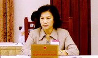 អនុប្រធានរដ្ឋសភាវៀតណាម លោកស្រី Nguyen Thi Kim Ngan បានជួបធ្វើការជាមួយថ្នាក់ដឹកនាំខេត្ត Soc Trang 