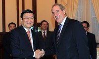 ប្រធានរដ្ឋ Truong Tan Sang ៖ វៀតណាមប្តេជ្ញារួមជាមួយអាមេរិកនិងប្រទេសជាសមាជិកនានាបញ្ចប់ការចរចារ TPP