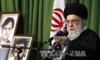 មេដឹកនាំស្មារតីសម្តេចព្រះសងរាជ Ali Khamenei រិះគន់អាមេរិកលុបចោល បទដាក់ទណ្ឌកម្មចំពោះអ៊ីរ៉ង់នៅតែក្រដាស