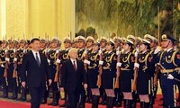 អគ្គលេខាបក្សលោក Nguyen Phu Trong ជួបចរចារជាមួយអគ្គលេខាបក្សនិងជាប្រធានរដ្ឋចិន លោក Xi Jinping