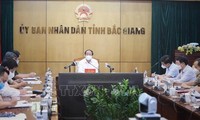 Provinsi Bac Giang Telah Pulihkan Produksi Sambil Memperhebat Pencegahan dan Pengendalian COVID-19