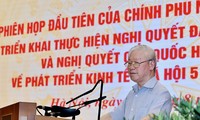 Sekjen Nguyen Phu Trong: Pemerintah Mengorganisasi Aparat yang Ramping dan Efektif untuk Pembangunan Berkelanjutan  