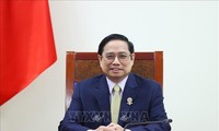Perdana Menteri Pham Minh Chinh Berterima Kasih Kepada Pejabat Tinggi, Tokoh Agama, dan Masyarakat Beragama dalam Pekerjaan Pencegahan dan Penanggulangan Pandemi.