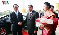  越南国家主席陈大光的访老活动