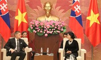 越南国会主席阮氏金银会见斯洛伐克总理罗伯特•菲佐