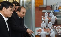 越南政府总理阮春福视察北宁一些生产设施