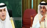海湾地区外交危机：卡塔尔和沙特断交后两国外长首次会晤