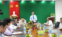  越共中央宣教部部长武文赏在隆安省考察调研