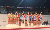 越南在2018世界有氧运动体操比赛中获得三枚金牌