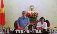 越共中央书记处常务书记陈国旺视察多乐省