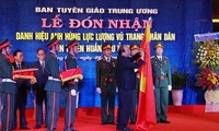 第5区区委宣训委员会获颁人民武装力量英雄称号仪式