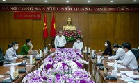 越南政府副总理张和平视察巴地头顿省防疫工作