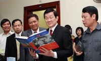 President Truong Tan Sang joins publication review workshop