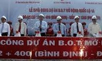 National Highway 1A section in Binh Dinh begins construction