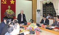 Party leader Nguyen Phu Trong visits Quang Ninh province