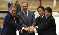 Japan, Russia agree to cooperate on security 