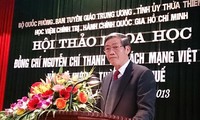 Nguyen Chi Thanh with Vietnam's revolution and Thua Thien Hue home province