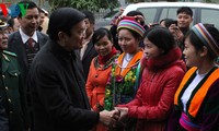 President Truong Tan Sang visits Ha Giang province