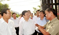 President Truong Tan Sang pays Tet visit to Cu Chi District in Ho Chi Minh City