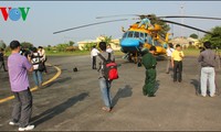 Helicopters Mi 171 leave Ca Mau airport to search missing Malaysian jet