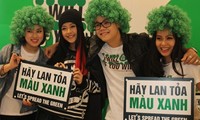 Youngsters in Hanoi engaging in green world activities 