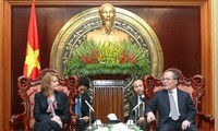 National Assembly Chairman Nguyen Sinh Hung receives German Parliament Vice President