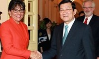 President Sang receives US Secretary of Commerce