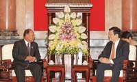President Truong Tan Sang receives Cambodia’s top legislator